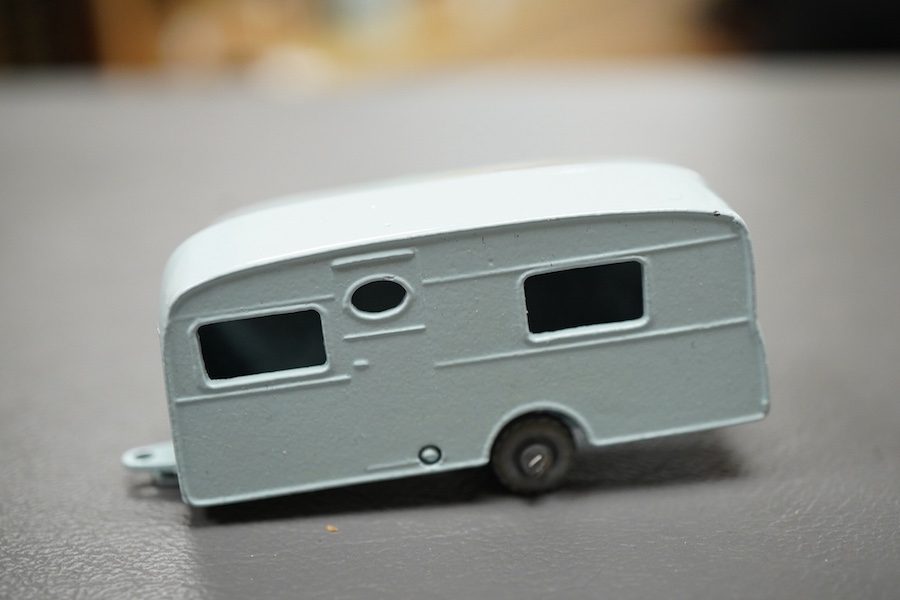 Ten boxed Matchbox Series 1-75 regular wheels vehicles; 1; Aveling Barford Road Roller, 3; Cement Mixer, 4; Massey Harris Tractor, 6; Quarry Truck (flaps on one end reattached with tape repair), 7; Horse drawn milk float